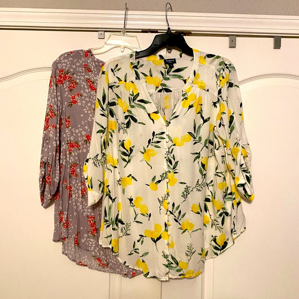 Torrid Harper Georgette Blouse Bundle